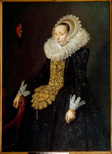 Porträt von Catherine Both van der Een, dritte Frau von Paulus van Beresteyn von Frans Hals