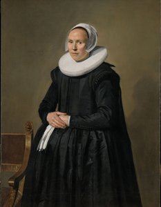 Porträt von Feyntje van Steenkiste, 1635 von Frans Hals
