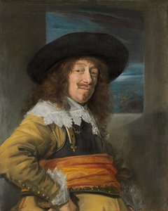 Porträt eines Mitglieds der Haarlemer Bürgerwehr, ca. 1636-8 von Frans Hals
