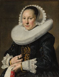 Porträt einer Frau, wahrscheinlich Aeltje Dircksdr. Pater von Frans Hals