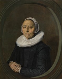 Porträt einer unbekannten, 53-jährigen Frau von Frans Hals