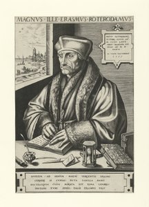 Porträt von Desiderius Erasmus