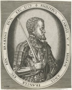 Porträt von König Philipp II. von Spanien von Frans Huys