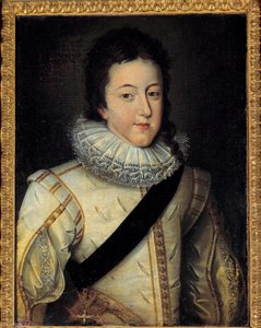 Porträt von Ludwig XIII., König von Frankreich und Navarra zur Zeit seiner Hochzeit 1616 (nach Frans Pourbus dem Jüngeren)