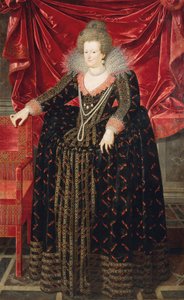 Porträt von Maria de Medici (Florenz) von Frans II Pourbus