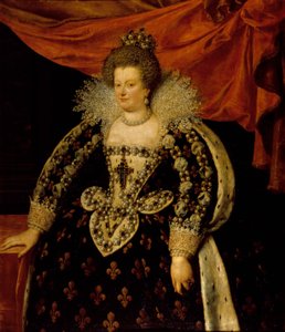 Porträt von Marie de Medici (1573 - 1642) von Frans Pourbus dem Jüngeren