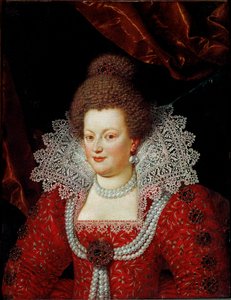 Porträt von Marie de Medici, Königin von Frankreich (um 1610, Öl auf Leinwand)