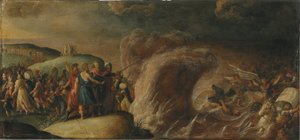 Die Israeliten überqueren das Rote Meer von Frans II the Younger (studio of) Francken
