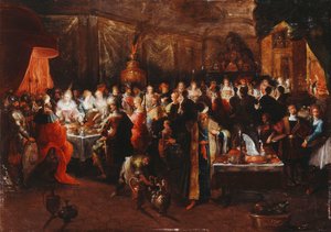 Das Festmahl des Belsazar, ca. 1610