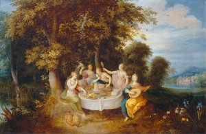 Die fünf Sinne von Frans II the Younger Francken