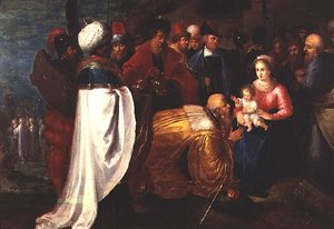 Die Anbetung der Könige von Frans II the Younger Francken