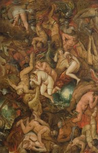Der Fall der Verdammten von Frans II the Younger Francken
