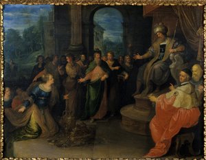 Die Königin von Saba vor Salomo, vor 1640