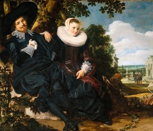 Hochzeitsporträt von Isaac Abrahamsz Massa und Beatrix van der Laen, 1622