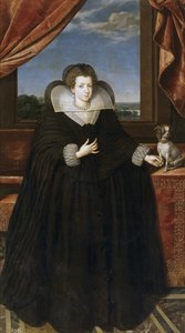 Porträt von Königin Elisabeth von Frankreich, Königin von Spanien von Frans Pourbus the Younger