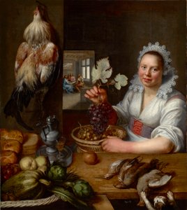Küchenszene mit Christus in Emmaus von Frans Snyders or Snijders