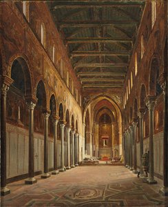Innenraum der Kathedrale von Monreale Santa Maria Nuova