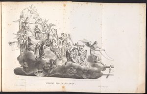 Vierter Prunkwagen im Umzug für den Heiligen Rombout, 1825 von Frans Vervloet