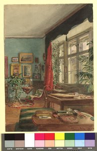 Atelier des Malers Franz Alt in der Skodagasse 11 von Franz Alt
