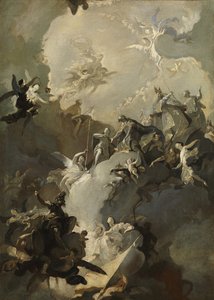 Die Verherrlichung der königlichen ungarischen Heiligen, ca. 1772-73