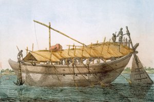 Wolack, Flussfahrzeug für den Warentransport, aus 