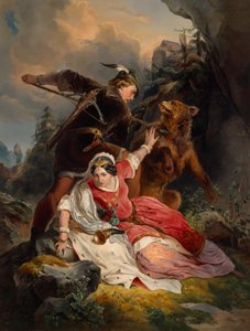 Herzog Ernst der Eiserne rettet Cimburgis von Masowien