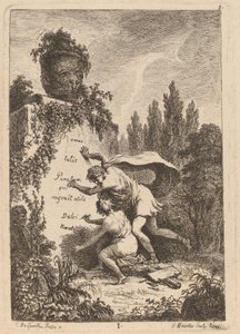 Nella Venuta in Roma: pl. 1 von Franz Edmund Weirotter after Étienne de Lavallée Poussin