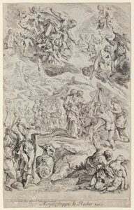 Moses schlägt den Felsen von Franz Ertinger