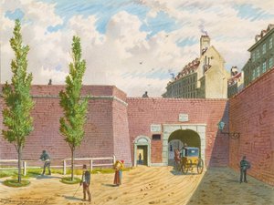 Das Fischertor in Wien von Franz Gerasch