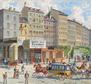 Das Schottentor und die Mölkerbastei in Wien