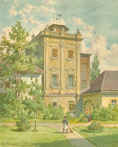 Der alte Hundsturm im 5. Wiener Gemeindebezirk von Franz Gerasch