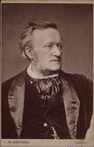 Porträt des Komponisten Richard Wagner 1813-1883, vor 1877