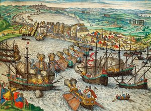 Eroberung von La Goulette und Tunis durch Karl V.