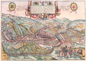 Serravalle, Vittorio Veneto (Treviso), Italien (Gravur)