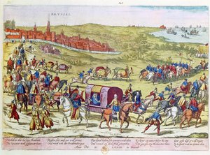 Der Herzog von Alba verlässt Brüssel, 1573