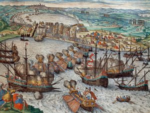 Die Eroberung von La Goulette und Tunis durch Karl V.