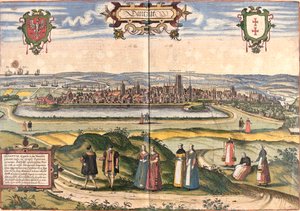 Ansicht von Danzig (Gedanum) (heutiges Gdańsk), Polen