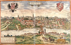 Ansicht von Görlitz, Deutschland von Franz Hogenberg