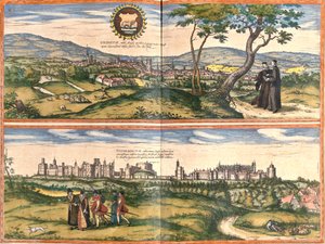 Ansichten von Oxford und Windsor, England