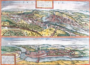 Ansichten von Prag und Eger, Tschechische Republik
