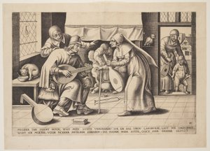 Meister John Blockhead (der Lautenmacher) von Franz Huys