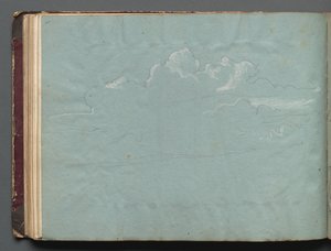 Album mit Ansichten von Rom und Umgebung, Landschaftsstudien, Seite 36b: Wolkenstudie