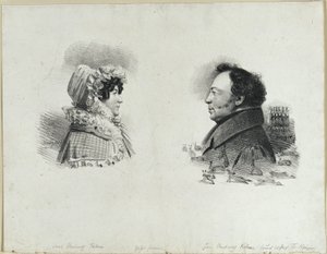 Amtsrat Kühne und Frau von Franz Krüger