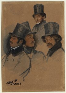 Ludwig Elsholtz, Wilhelm Krause, Karl Friedrich G. Lüderitz, Karl Friedrich Schulz