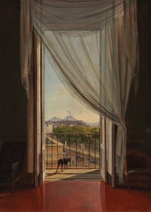 Ein Blick auf Neapel durch ein Fenster von Franz Ludwig Catel
