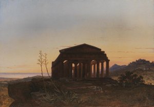 Der Tempel der Concordia bei Girgenti von Franz Ludwig Catel