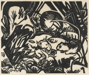 Tierlegende von Franz Marc