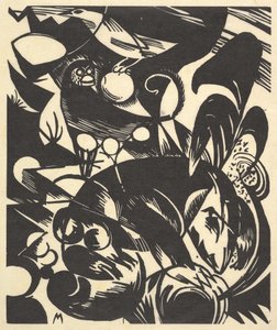Schöpfung I aus dem Portfolio Neue Eu..., 1914 posthum gedruckt 1921 und veröffentlicht 1922