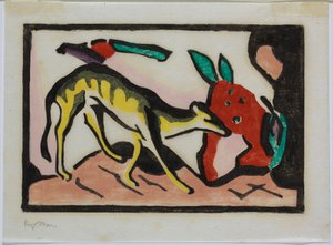 Fabeltier von Franz Marc