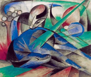 Träumendes Pferd von Franz Marc